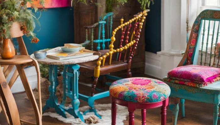 Furniture upcycling upcycle project geometric upcycled guide crafty trend wood projects repurposed before after might send give decor just her